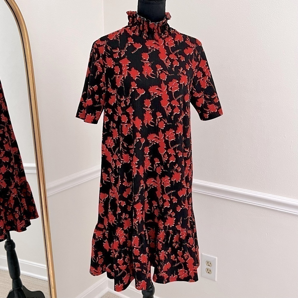 Zara Floral Ruffle Dress - Picture 7 of 7